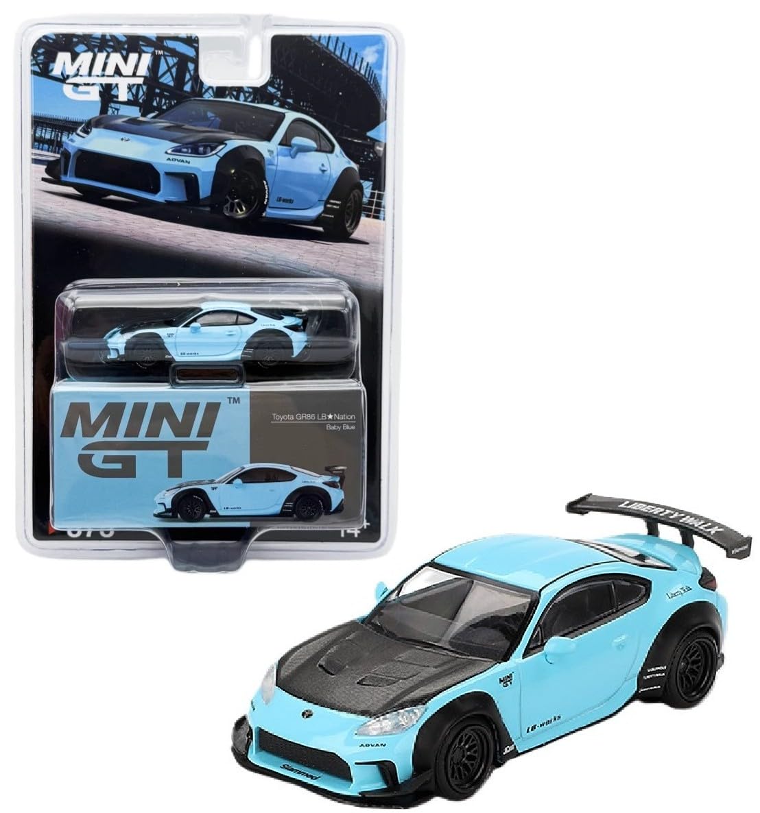 Amazon.com: Diecast Model Car Compatible with Mini GT 1:64